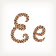 Braids hair font N13