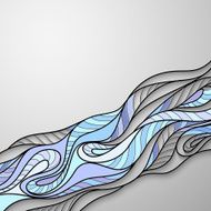 Decorative ornamental pattern background N21
