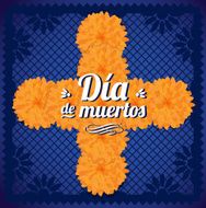 Dia Muertos Cruz Print