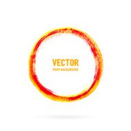 Vector paint summer sun