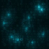 Digital code background N11