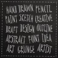 Hand drawn sketch words N2