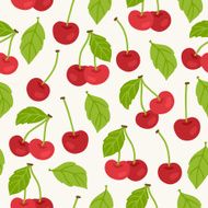 Seamless pattern with cherry N6