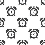 alarm clock vector seamless pattern