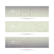 Vector banner with blurred abstract background N2