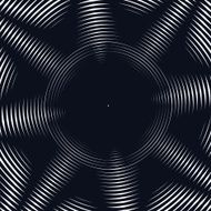 Decorative lined hypnotic contrast background Optical illusion N9