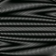 Striped psychedelic background with black and white moire lines N6