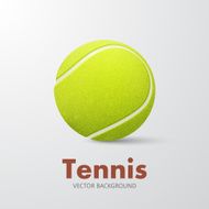 Tennis ball vector background