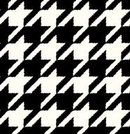 seamless black and white houndstooth checkered background N2