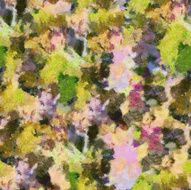 Yellow green lilac abstract seamless pattern oil strokes texture painting