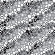 Seamless pattern with simple flowers N2
