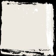 Abstract grunge frame Black and beige Background template Vector