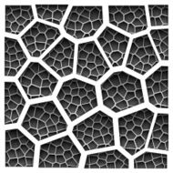 Abstract grayscale geometric pattern N5