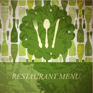 The concept of Restaurant menu