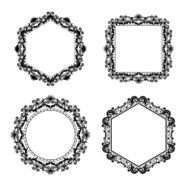 silhouette carved frame for picture or photo N4