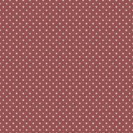 Marsala Polka Dot Seamless Vector Background