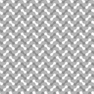 Gray shaded ornament with rounded shapes