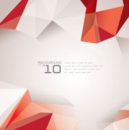 Polygonal design Abstract geometrical background N10