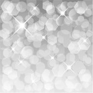 Glittery lights silver abstract background