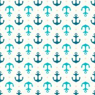 anchor retro seamless pattern N2
