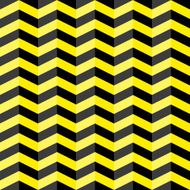 Black and yellow chevron seamless pattern