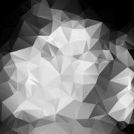 Black and white abstract background polygon N4