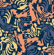 Abstract square zebra pattern Multicolored Vector Collection N2