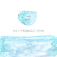 Vector watercolor background N15