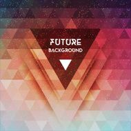 Abstract triangle future vector background N5