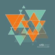 Abstract background with triangles N26