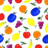 Watercolor seamless pattern N90