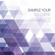 Abstract triangular background Vector illustration N4