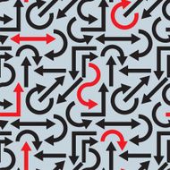 Seamless pattern background with arrows Vector N2