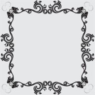 silhouette carved frame for picture or photo N5