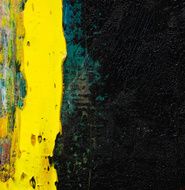Abstract painted yellow and black art backgrounds