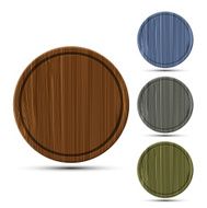 set of round kitchen boards