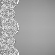 lace and floral ornaments