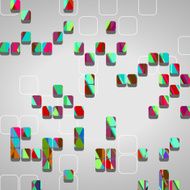 Futuristic geometric background N2