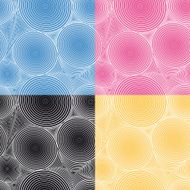 Abstract seamless background with circle and triangless Vector illustration N2