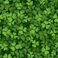 Clover leaves background - seamless