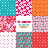 Valentine seamless pattern set N2