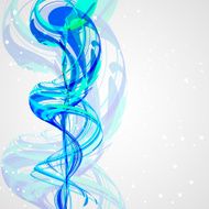 Futuristic abstract shape illustration N3