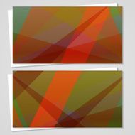 Vector business-card set for your design N151