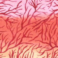 Watercolor background with capillaries