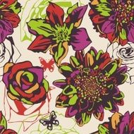 floral vector texture N2
