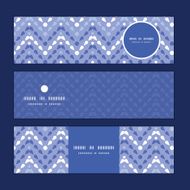 Vector purple drops chevron horizontal banners set pattern background N2