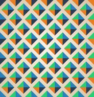 Seamless geometric pattern with rhombus
