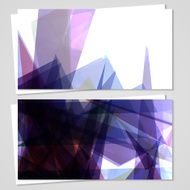 Vector business-card set for your design N155