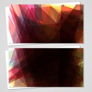 Vector business-card set for your design N156