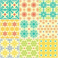 Abstract Bright Seamless Backgrounds